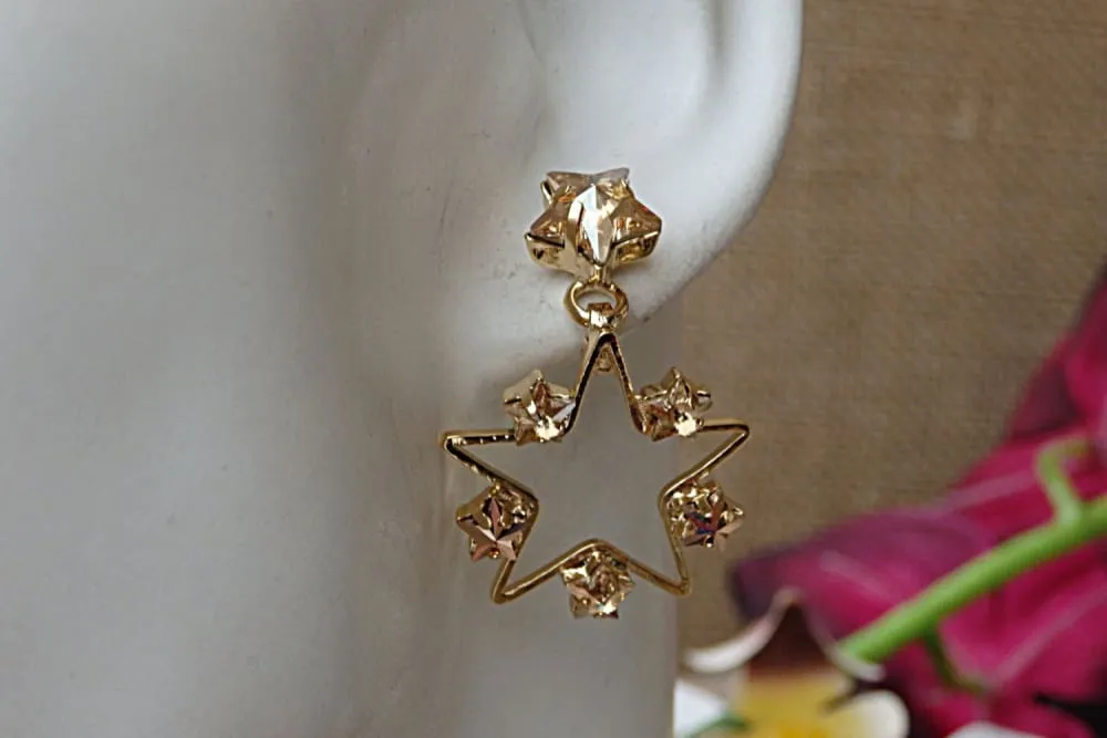 Star earrings