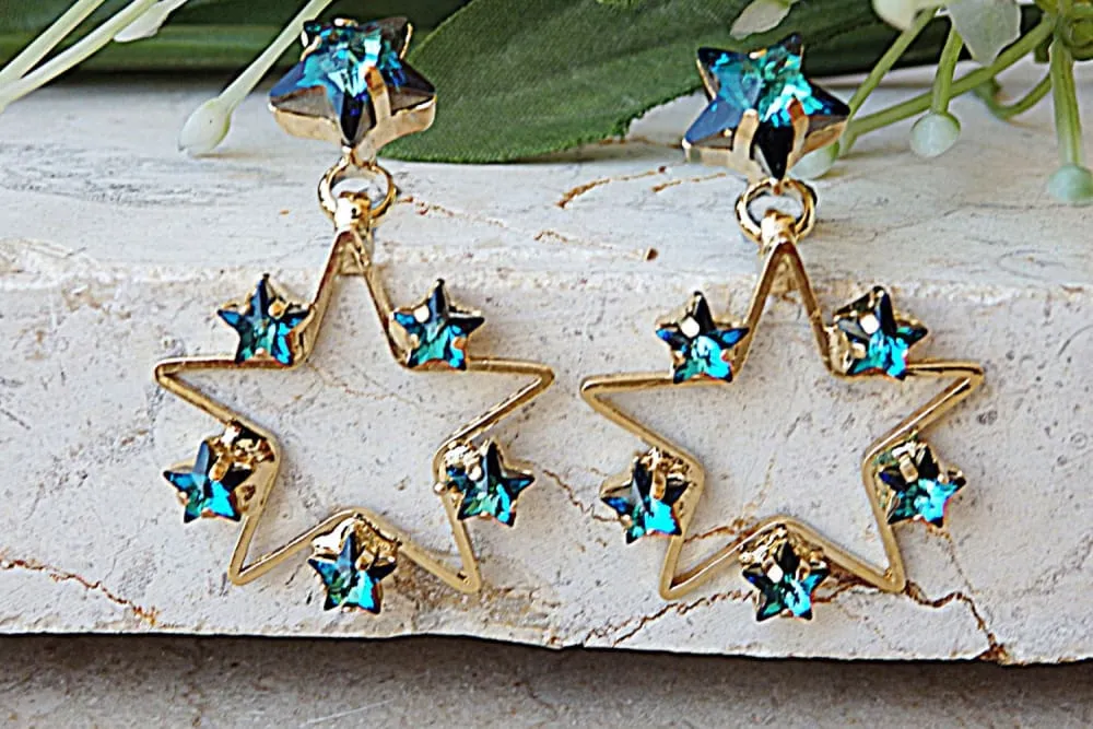 Star earrings