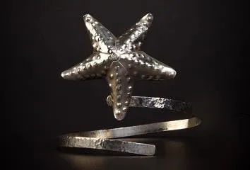 Starburst Adjustable Cuff Bracelet