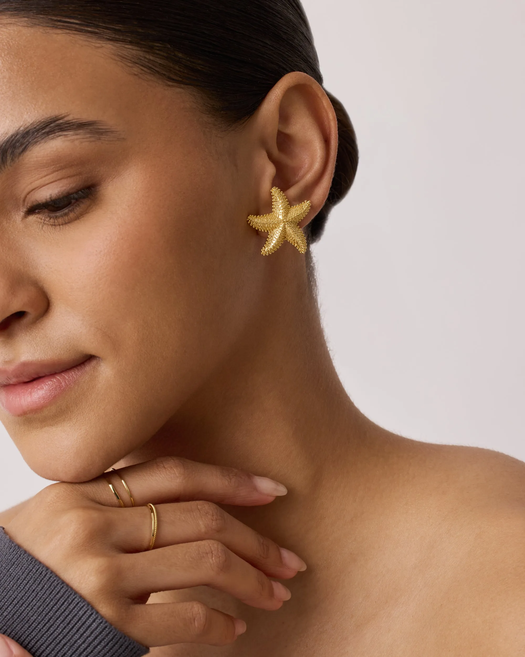 Starfish Statement Earrings