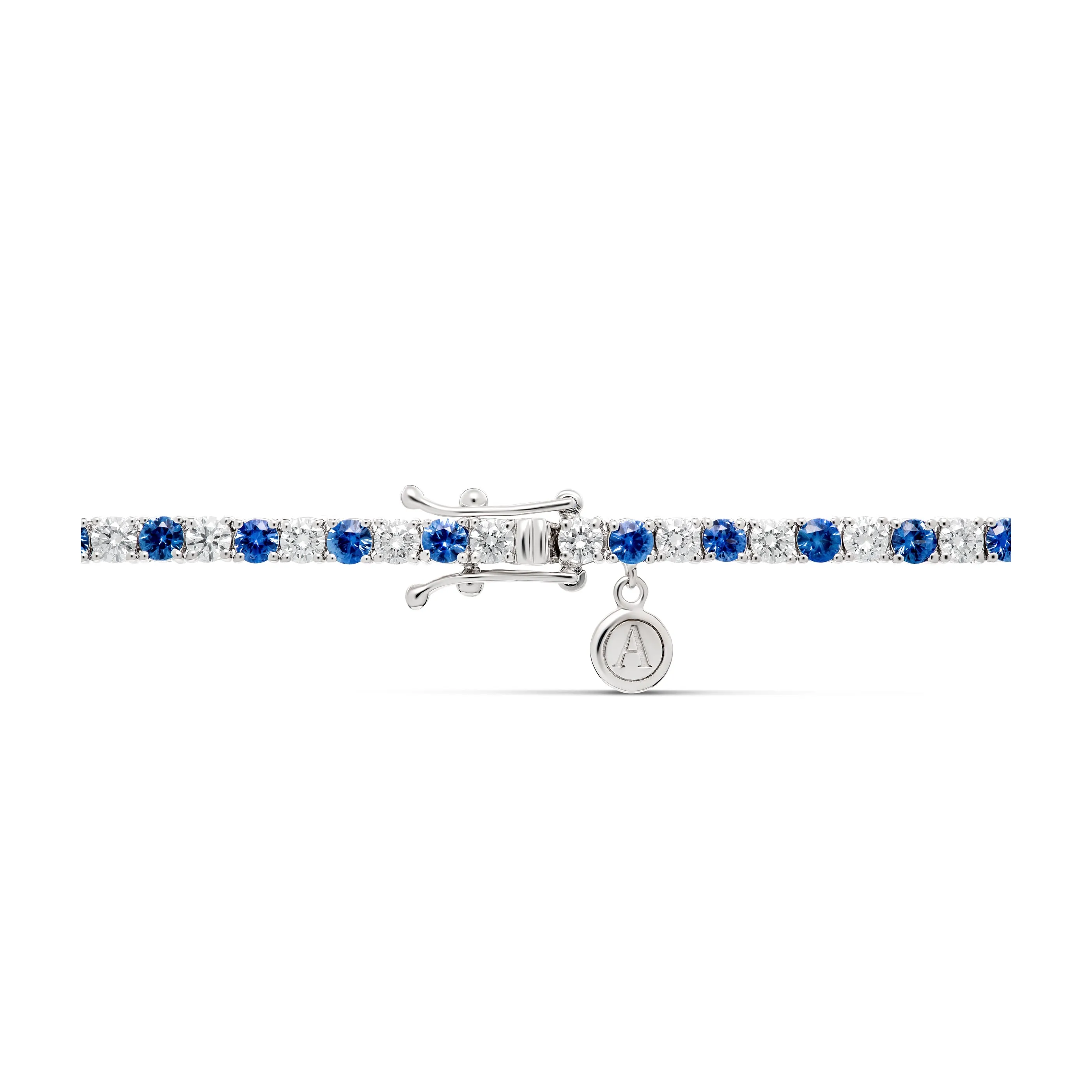 Tennis | Classic Diamond and Sapphire Tennis Bracelet