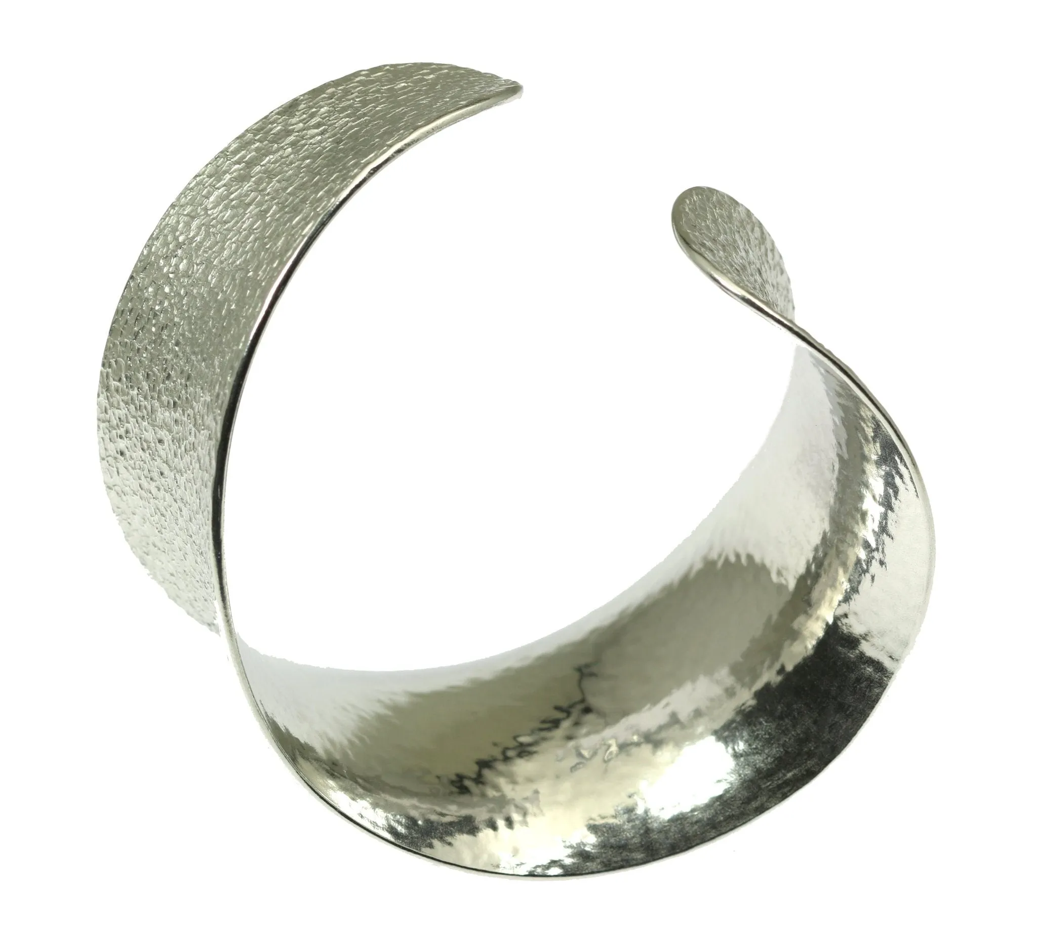 Texturized Aluminum Anticlastic Bangle