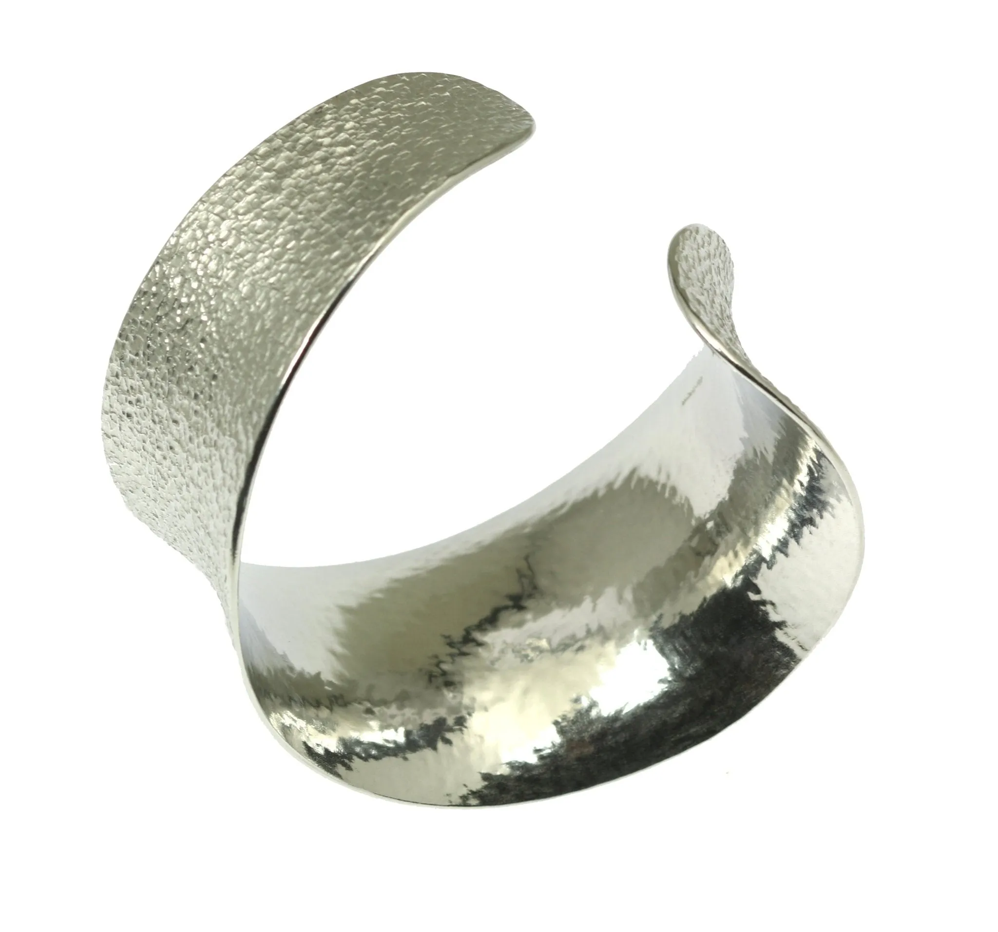 Texturized Aluminum Anticlastic Bangle