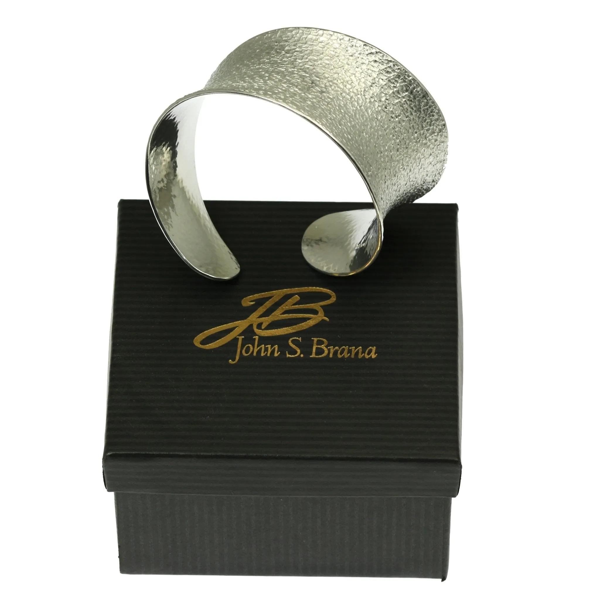 Texturized Aluminum Anticlastic Bangle