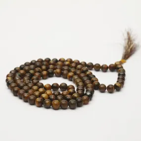 Tiger Eye Japa Mala 108 Beads 8 mm GA-89