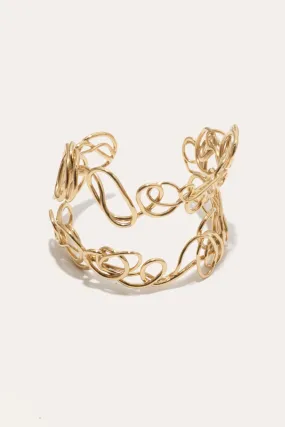 Traces - Gold Vermeil Cuff