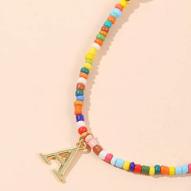 VenusFox Colorful Africa Beads Necklace for Women Short Collar Necklace Choker Women's Neck Chains Bohemian Summer Jewelry Gifts