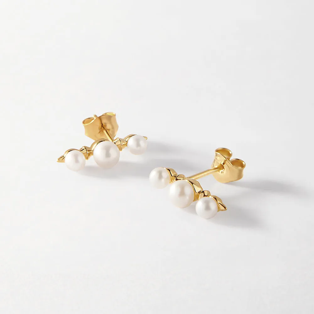 Victoria Gili Pearl Earrings