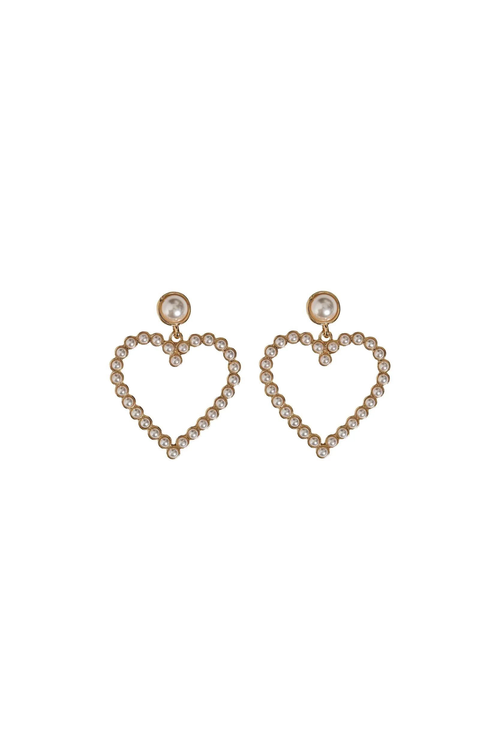 VIMIA HEART EARRINGS (GOLD/PEARL)