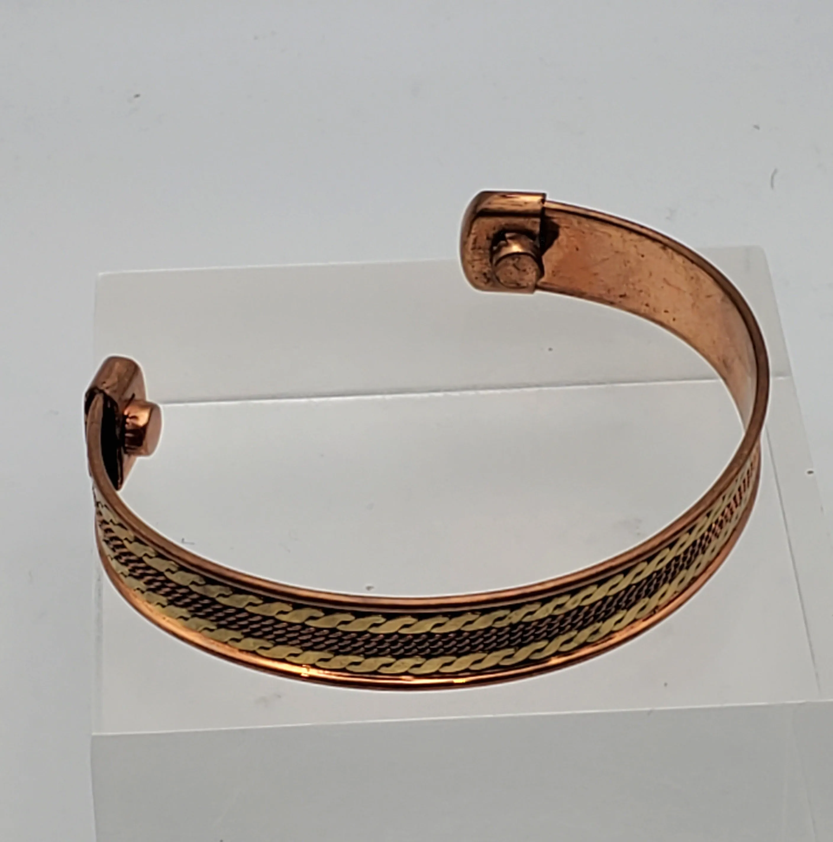 Vintage Copper and Brass Cuff Bracelet