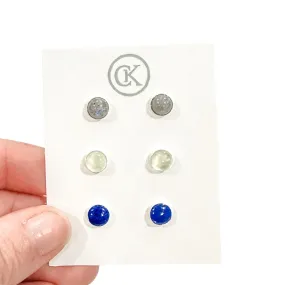 WHS Stone Stud Earrings