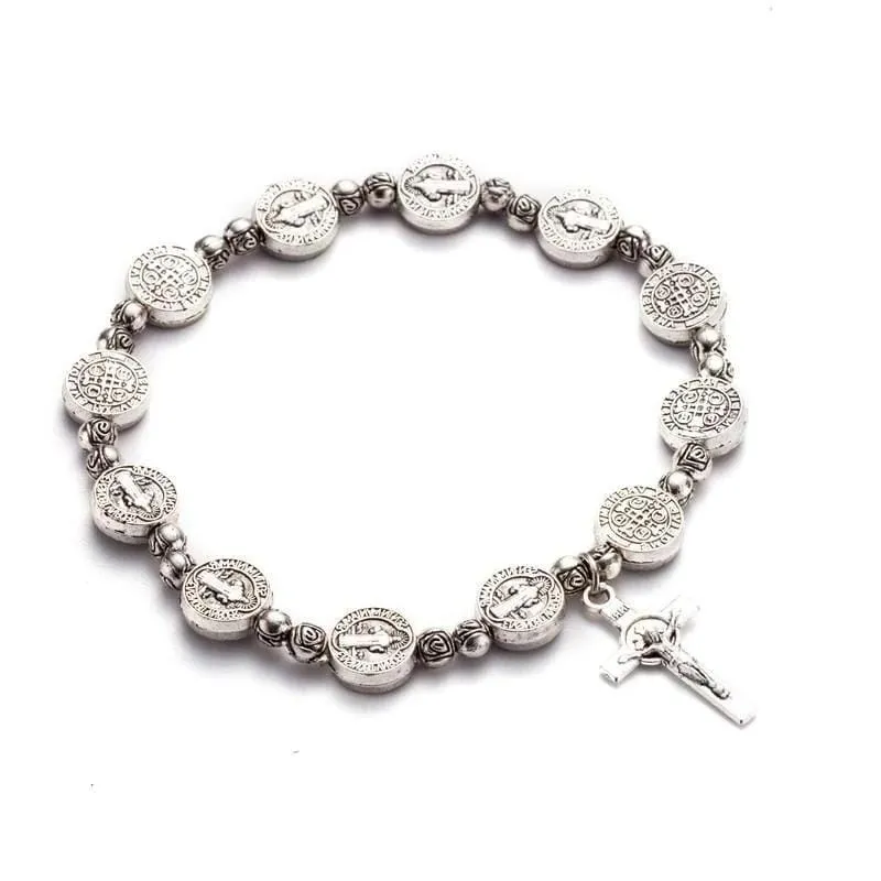 Women's Cross Bracelet <br> Benedictine