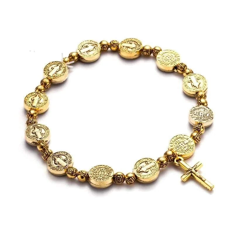 Women's Cross Bracelet <br> Benedictine