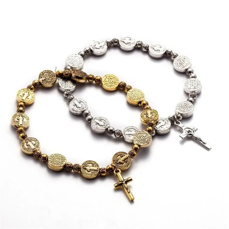 Women's Cross Bracelet <br> Benedictine