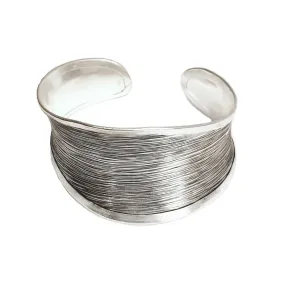 Women's Statement Wave Sterling Silver Cuff