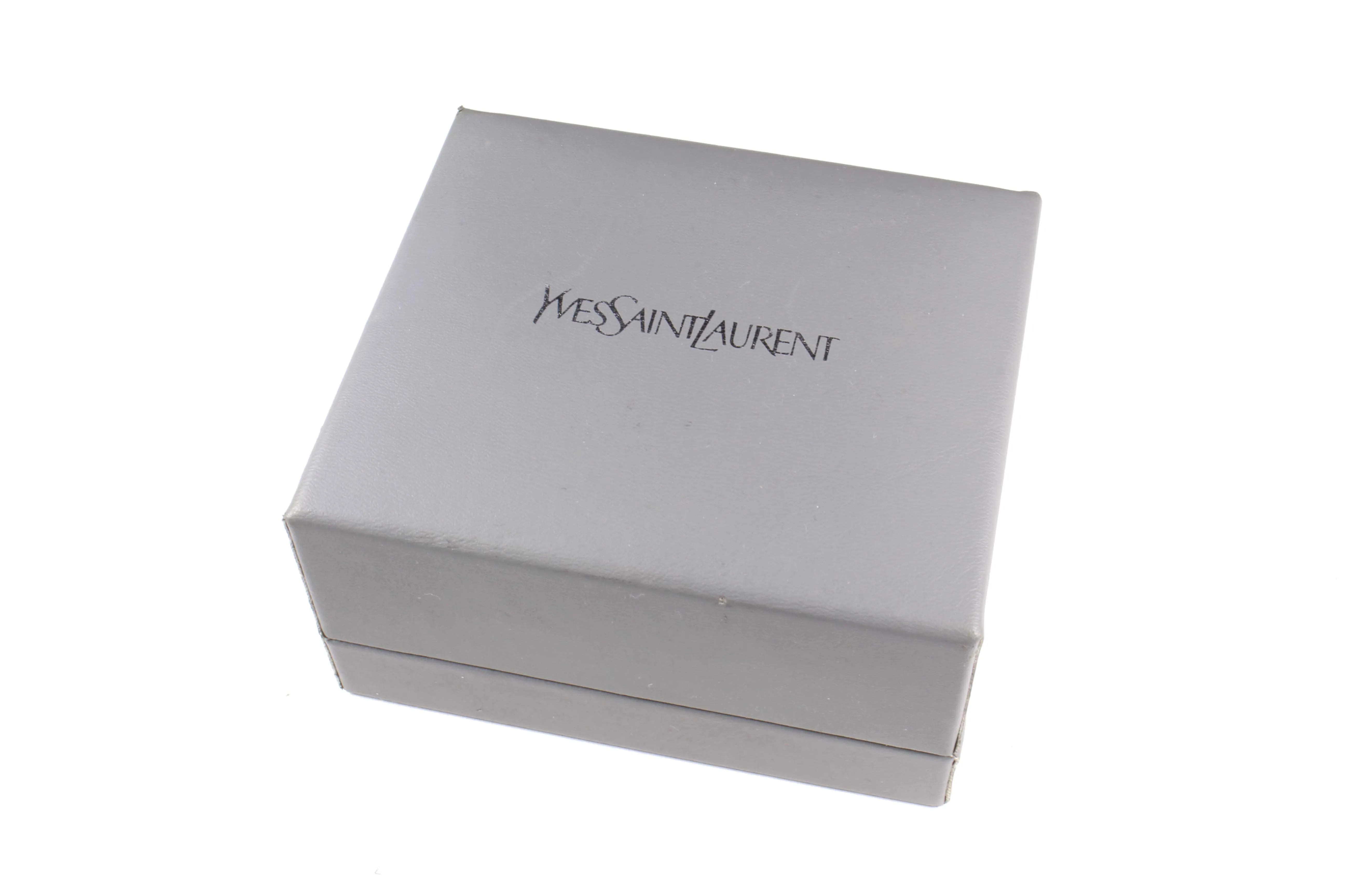 YVES SAINT LAURENT silver cuff bracelet